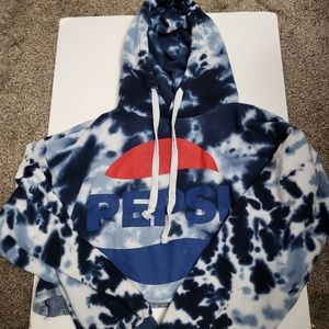 pepsi zip up moletom com capuz